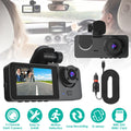 3-Channel Dash Cam with Night Vision – Front, Cabin & Rear
