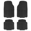Heavy-Duty Rubber Car Floor Mats – Full Set of 4