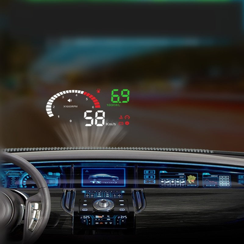 HUD Heads-Up Display – Speed, Voltage & Fuel Readout