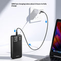 Compact 20,000mAh Power Bank with Digital Display
